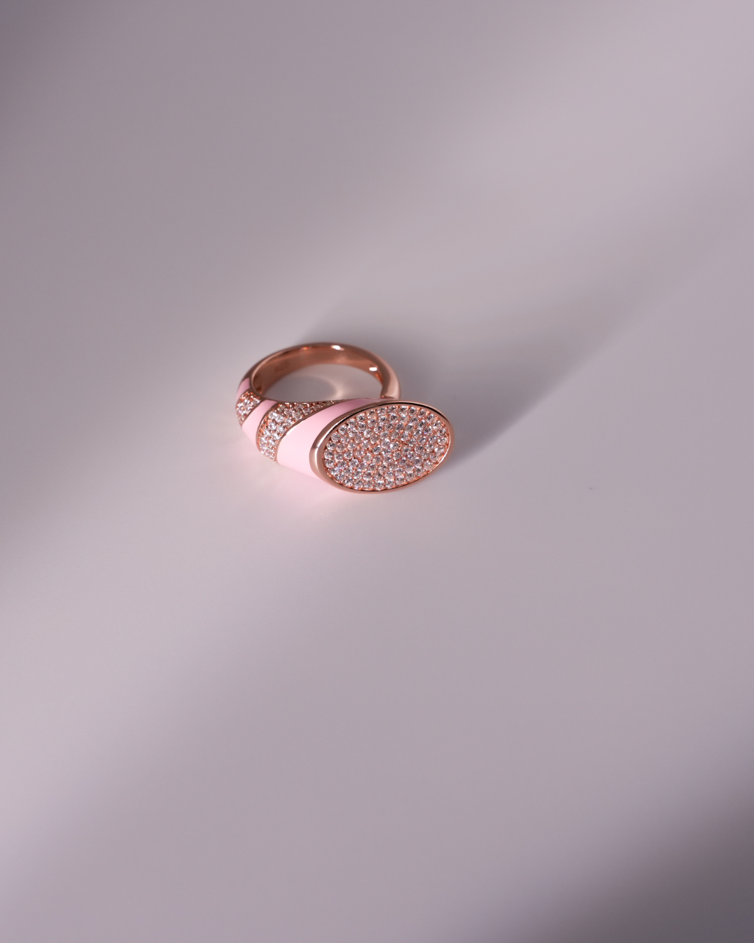 Kyra Oval Stardust Ring