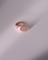 Kyra Oval Stardust Ring