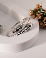 The Onyx Gaze Panther Bangle