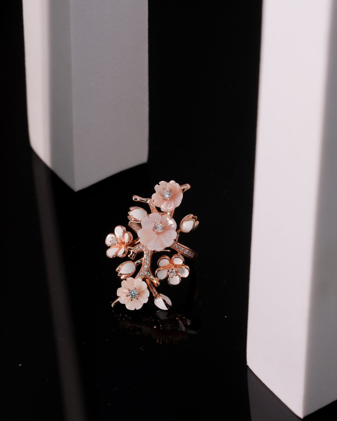 Kyra Ivory Bloom Ring