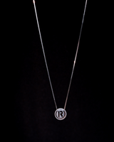 Circular Initial "R" Pendant